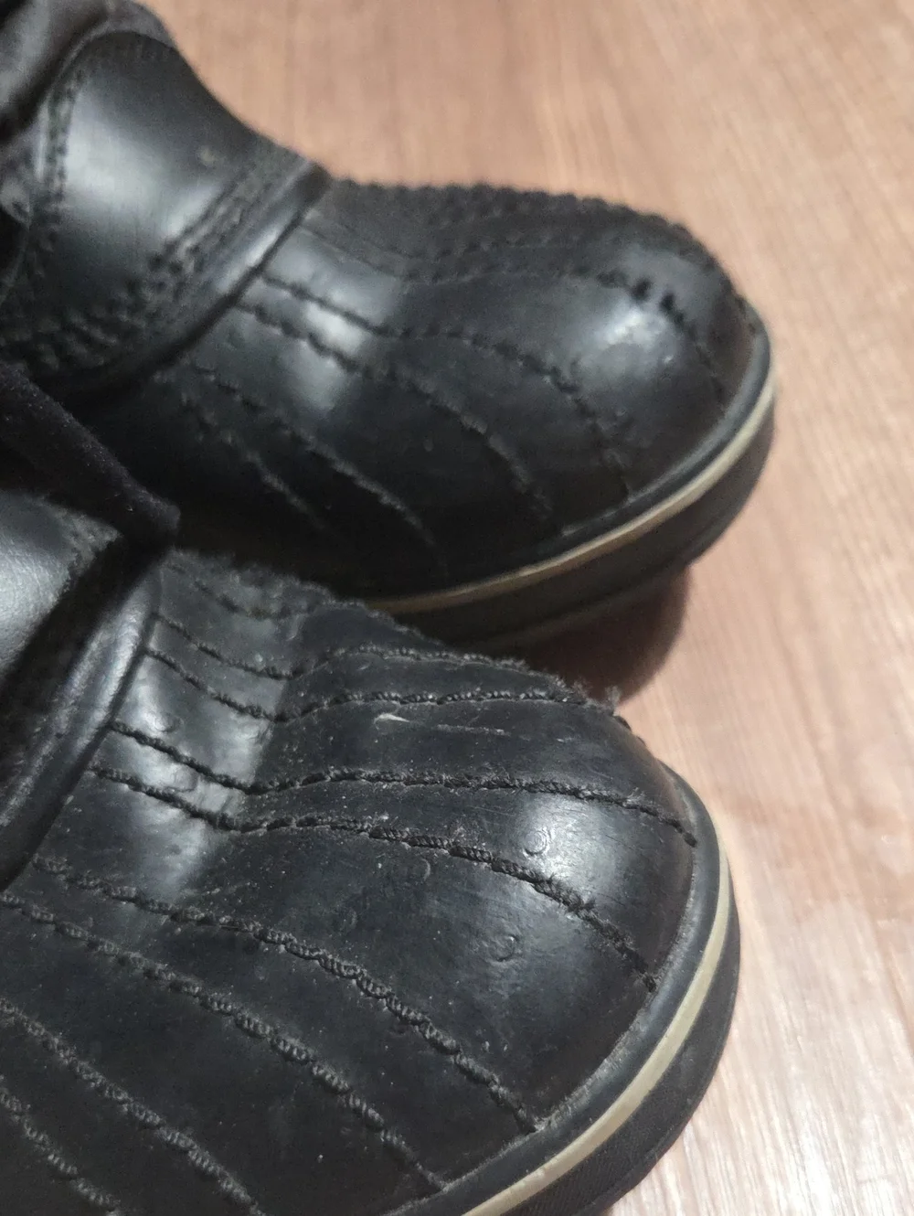Women's Sorel Black Fur-Trim Winter Boots